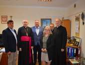 Wizyta Biskupa Piotra Jareckiego w Urzędzie Gminy