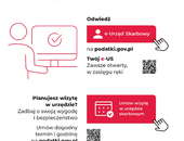 Sprawy z urzędem skarbowym załatwiaj online lub umów dogodny termin na podatki.gov.pl