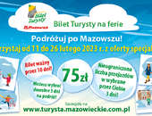 Bilet Turysty na ferie zimowe na Mazowszu