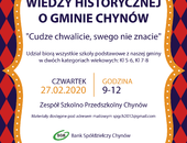 Konkurs Wiedzy Historycznej o Gminie Chynów