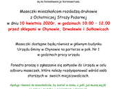 Gmina przekazuje bezpłatnie maseczki