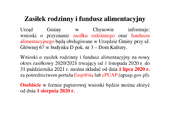 Zasiłek rodzinny i fundusz alimentacyjny