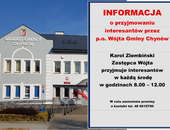 Informacja dotycząca przyjmowania interesantów przez Wójta