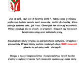Już od dziś maseczki obowiązkowe