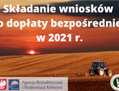 Dopłaty 2021 - przypominamy: wnioski TYLKO PRZEZ INTERNET