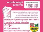 Badania mammograficzne - Grójec