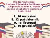 Biblioteka otwarta w soboty