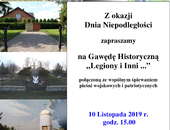 Zaproszenie na Gawędę Historyczną "Legiony i Inni..."