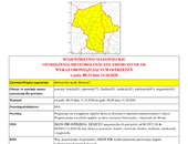 Ostrzeżenie meteorologiczne Nr 156 - Intensywne opady deszczu