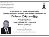 Zmarł Wójt Gminy Chynów Tadeusz Zakrzewski