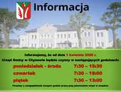 Od 1 kwietnia nowe godziny pracy Urzędu