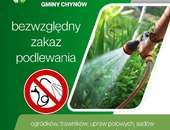Bezwzględny zakaz podlewania