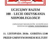 Zapraszamy mieszkańców do wspólnego odśpiewania  HYMNU PAŃSTWOWEGO