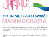 Mammografia w Chynowie i w Warce