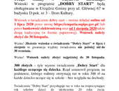 "Dobry Start" dla ucznia - 300 zł