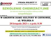 SZKOLENIE CHEMIZACYJNE