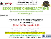 Uzupełniające szkolenie chemizacyjne
