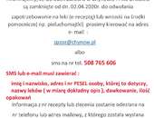 (Koronawirus) COVID-19 - funkcjonowanie SP ZOZ w Chynowie