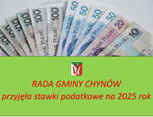 Rada Gminy przyjęła stawki podatkowe na 2025 rok