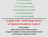 Bezpłatne porady prawne lipiec-grudzień 2023