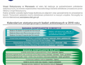 Kalendarium statystycznych badań ankietowych w 2018 roku