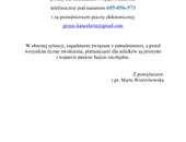 INFORMACJA w sprawie bezpłatnych porad