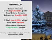 Informacje o pracy urzędu