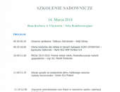 Szkolenie sadownicze - 14 marca 2018r.