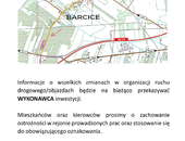 Droga Barcice Drwalewskie w dniu 27.06.2025 ZAMKNIĘTA