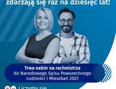 Nabór uzupełniający kandydatów na rachmistrzów spisowych do NSP 2021