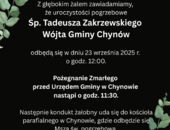Pożegnanie Wójta Gminy Chynów