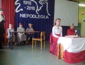 Uroczystość z okazji Narodowego Święta Niepodległości w Publicznej Szkole Podstawowej im. Marii Konopnickiej w Pieczyskach