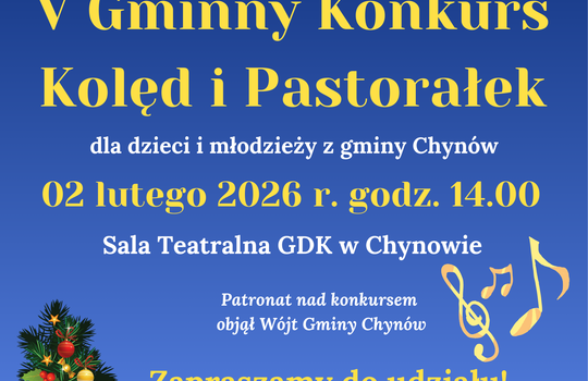 V Gminny Konkurs Kolęd i Pastorałek 2026