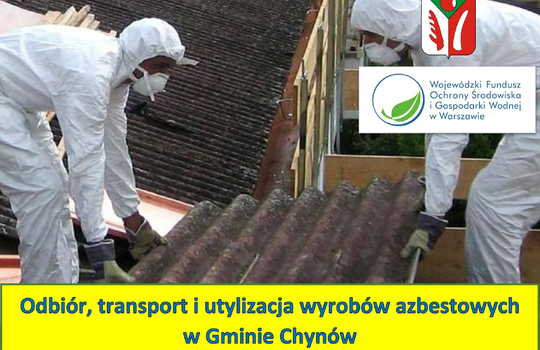 Informacja o odbiorze azbestu