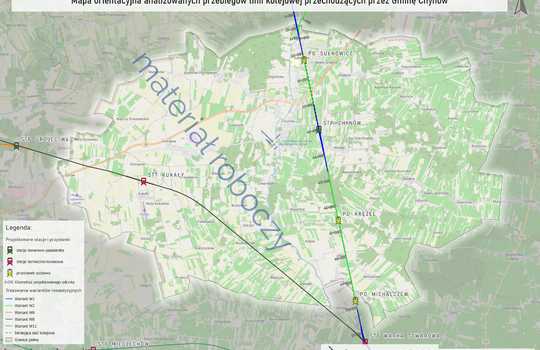 Stanowisko Gminy Chynów w sprawie budowy linii kolejowej nr 88